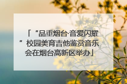 “品重烟台·音爱闪耀”校园美育吉他鉴赏音乐会在烟台高新区举办