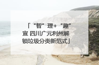 “智”理+“趣”宣 四川广元利州解锁垃圾分类新范式