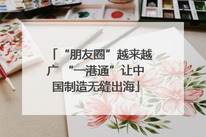 “朋友圈”越来越广 “一港通”让中国制造无缝出海