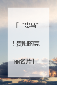 “贵马”！贵阳的亮丽名片