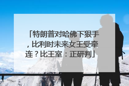 特朗普对哈佛下狠手，比利时未来女王受牵连？比王室：正研判