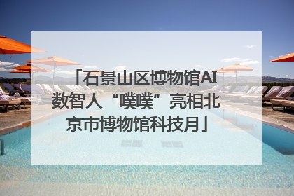 石景山区博物馆AI数智人“噗噗”亮相北京市博物馆科技月