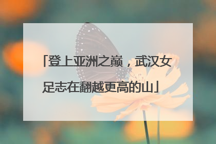 登上亚洲之巅，武汉女足志在翻越更高的山