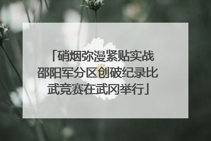 硝烟弥漫紧贴实战 邵阳军分区创破纪录比武竞赛在武冈举行