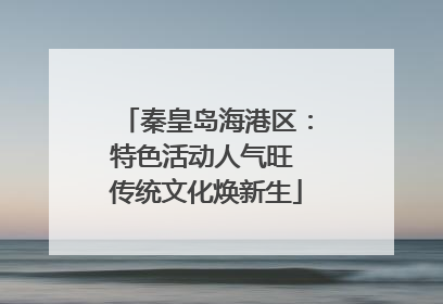 秦皇岛海港区：特色活动人气旺 传统文化焕新生