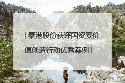 秦港股份获评国资委价值创造行动优秀案例
