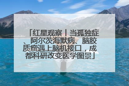 红星观察丨当孤独症、阿尔茨海默病、脑胶质瘤遇上脑机接口，成都科研改变医学图景
