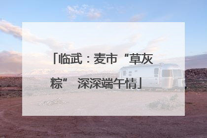临武：麦市“草灰粽” 深深端午情