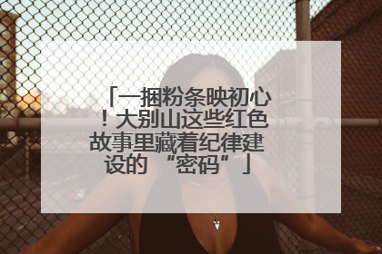 一捆粉条映初心！大别山这些红色故事里藏着纪律建设的 “密码”