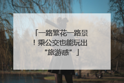 一路繁花一路景！乘公交也能玩出“旅游感”