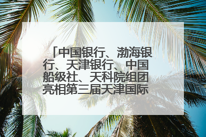 中国银行、渤海银行、天津银行、中国船级社、天科院组团亮相第三届天津国际航运展 输出航运服务“中国方案”