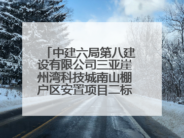中建六局第八建设有限公司三亚崖州湾科技城南山棚户区安置项目二标段顺利通过第一次主体结构验收