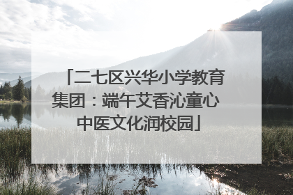 二七区兴华小学教育集团：端午艾香沁童心 中医文化润校园