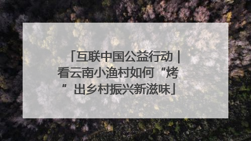 互联中国公益行动｜看云南小渔村如何“烤”出乡村振兴新滋味