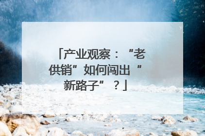 产业观察：“老供销”如何闯出“新路子”？