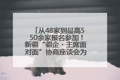 从48家到最高550余家报名参加！新疆“疆企・主席面对面”协商座谈会为何如此受欢迎？