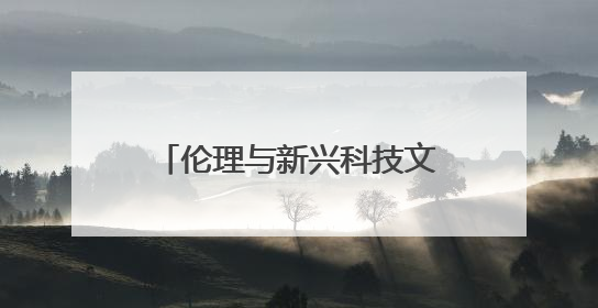 伦理与新兴科技文明：全球专家共议科技时代的道德边界