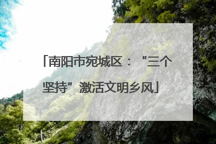 南阳市宛城区：“三个坚持”激活文明乡风