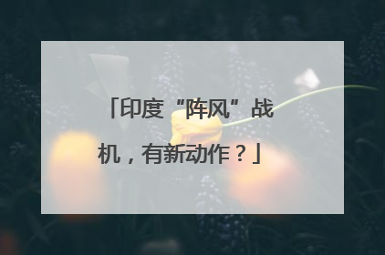 印度“阵风”战机，有新动作？