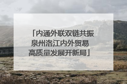 内通外联双链共振 泉州洛江内外贸易高质量发展开新局
