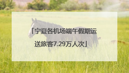 宁夏各机场端午假期运送旅客7.29万人次