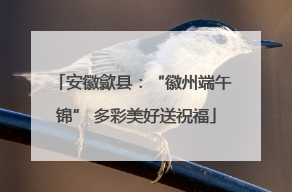 安徽歙县：“徽州端午锦” 多彩美好送祝福