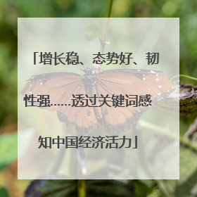 增长稳、态势好、韧性强……透过关键词感知中国经济活力