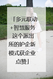 多元联动+智慧服务 这个派出所的护企新模式获企业点赞