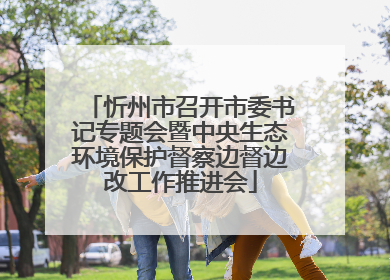 忻州市召开市委书记专题会暨中央生态环境保护督察边督边改工作推进会
