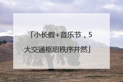 小长假+音乐节，5大交通枢纽秩序井然