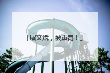 屠文斌，被重罚！