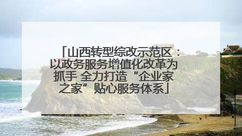 山西转型综改示范区：以政务服务增值化改革为抓手 全力打造“企业家之家”贴心服务体系