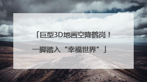 巨型3D地画空降鹤岗！一脚踏入“幸福世界”