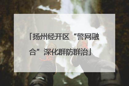 扬州经开区“警网融合”深化群防群治
