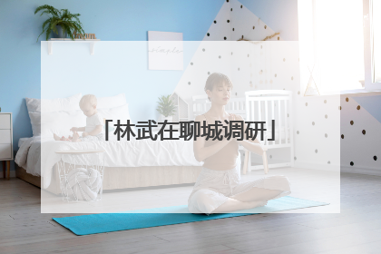 林武在聊城调研