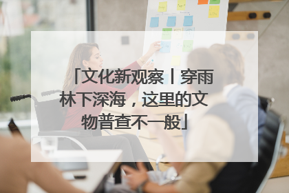 文化新观察丨穿雨林下深海，这里的文物普查不一般