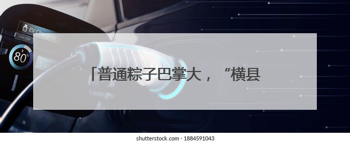 普通粽子巴掌大，“横县大粽”却像个巨无霸！