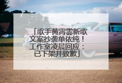 歌手黄霄雲新歌文案抄袭单依纯！工作室凌晨回应：已下架并致歉