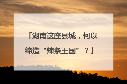 湖南这座县城，何以缔造“辣条王国”？