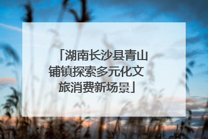 湖南长沙县青山铺镇探索多元化文旅消费新场景