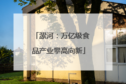 漯河：万亿级食品产业攀高向新