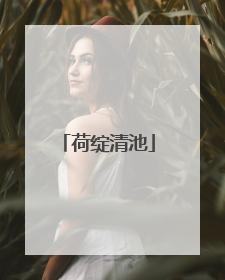 荷绽清池
