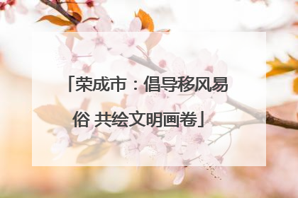 荣成市：倡导移风易俗 共绘文明画卷