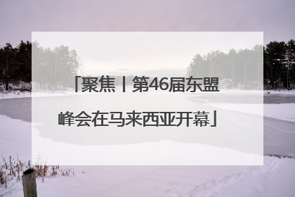 聚焦丨第46届东盟峰会在马来西亚开幕