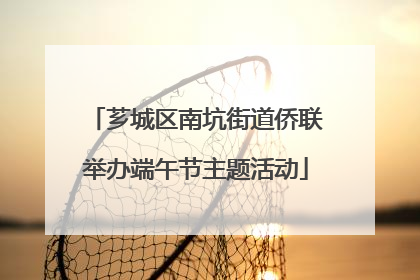 芗城区南坑街道侨联举办端午节主题活动