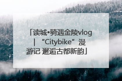 读城•骑遇金陵vlog｜“Citybike”漫游记 邂逅古都新韵