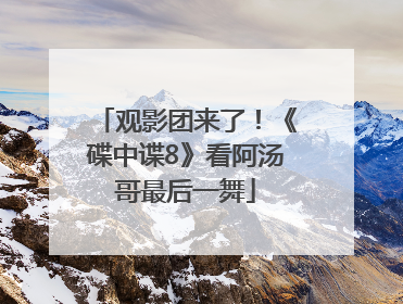 观影团来了！《碟中谍8》看阿汤哥最后一舞