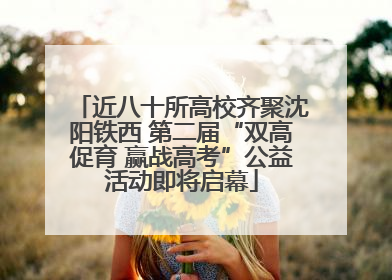 近八十所高校齐聚沈阳铁西 第二届“双高促育 赢战高考”公益活动即将启幕