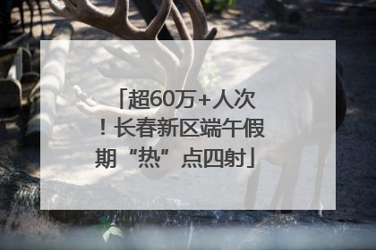 超60万+人次！长春新区端午假期“热”点四射