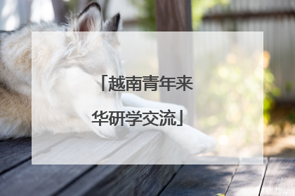越南青年来华研学交流
